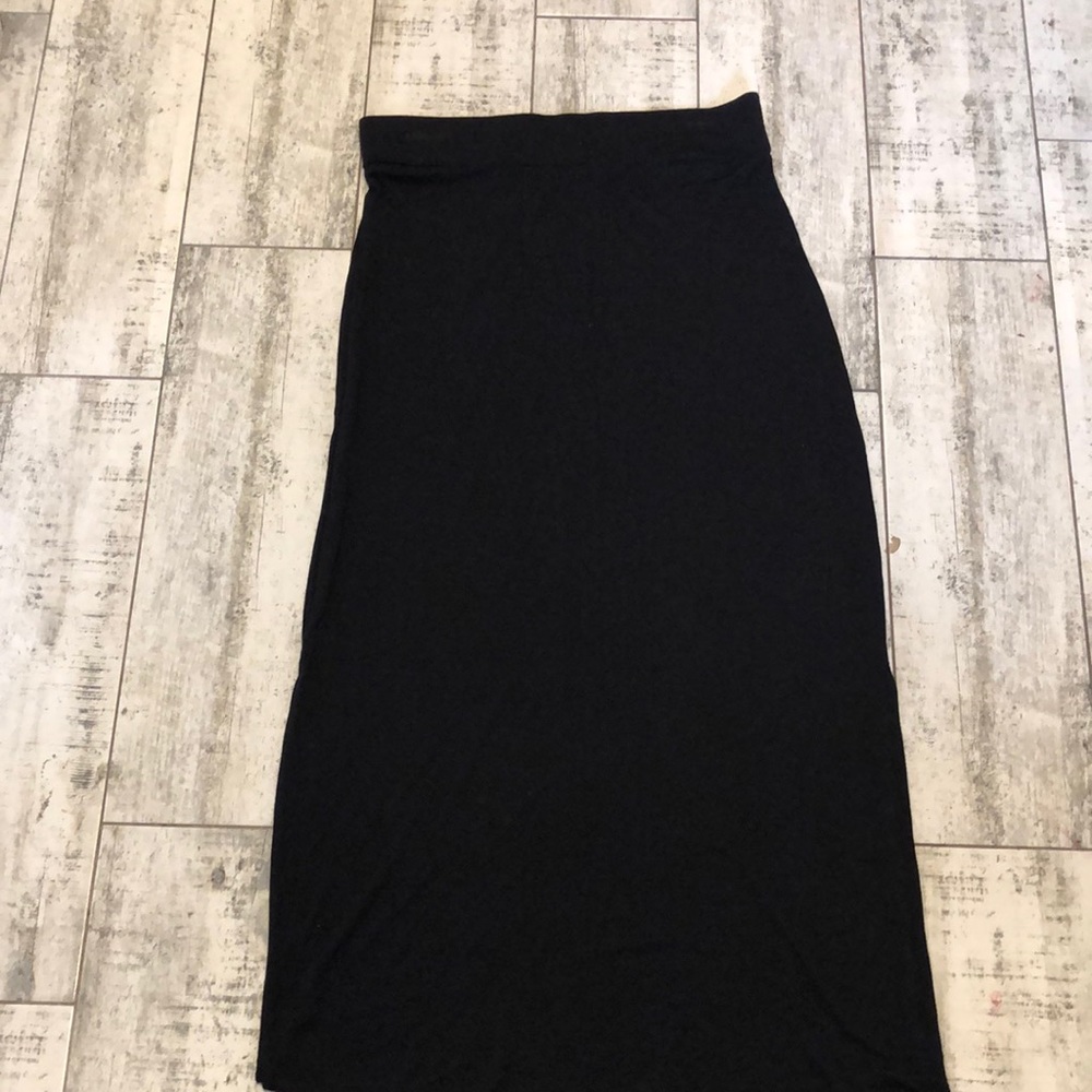 High waisted pull on skirt